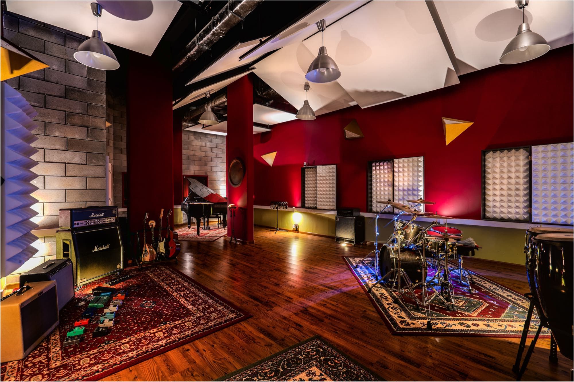 Soundscape Studios control room in Cyprus, brand and systems engagement by Backlight Media